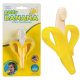  Baby Banana Orthodontic Teether, Silicone, Yellow and Gold Tones