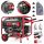Portable three-phase generator Tvardy 6600 W petrol + oil for four-stroke engines 4T red 1L