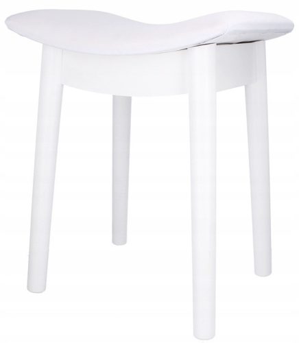  STOOL, CLOTHES STOOL, WHITE POOF CHAIR