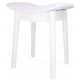  STOOL, CLOTHES STOOL, WHITE POOF CHAIR