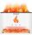  AROMATHERAPY FLAME LED Scent Diffuser Himalayan Salt AromaFire White