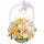 BEAUTIFUL large bouquet basket with soap roses, 50 pieces of soap flowers, GIFT