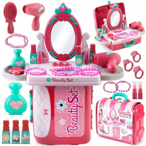  MINI DRESSING TABLE FOR GIRL SUITCASE SET 3in1