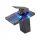 LED Bathroom Sink Faucet RV Bathtub Faucet Waterfall Single Black