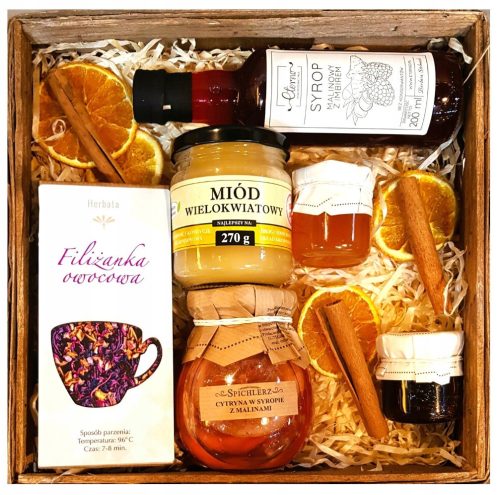  GIFT BASKET GIFT HERBA SYRUP HONEY JAM
