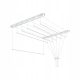 Clothes Rack Extendable Sepio Ceiling Dryer