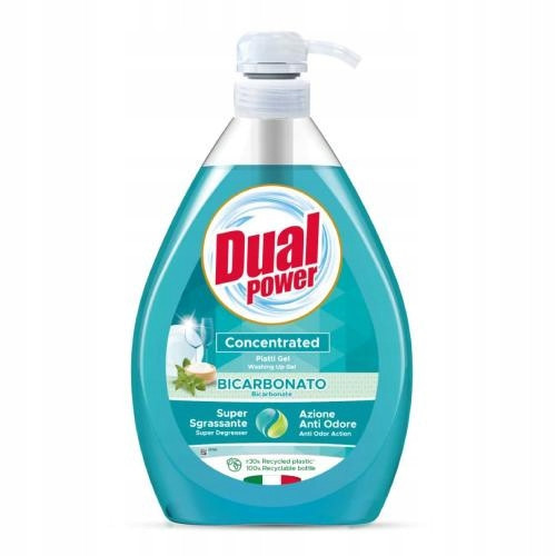 DUAL POWER WASHING LIQUID 1000ML BICARBONATO SODA /BLUE/
