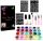  LARGE CREATIVE TATTOO SET TEMPLATES GLITTER TATTOOS BRUSHES + GLUE + SENSORY ANTI-STRESS TOY FOR CHILDREN PUSH BUBBLE POP IT ANTI STRESS