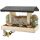 Boxes (houses) and birdhouses LARGE WOODEN FEEDER FOR FEEDING BALLS, BODY FOR WILD BIRDS XL