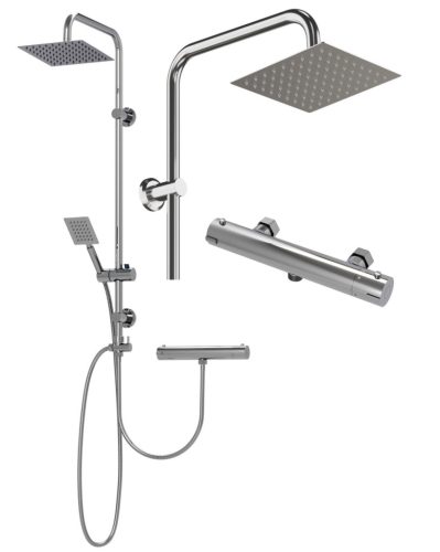 Granitan TOBA + RIPON surface-mounted shower set