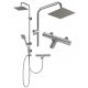 Granitan TOBA + LATON surface-mounted shower set