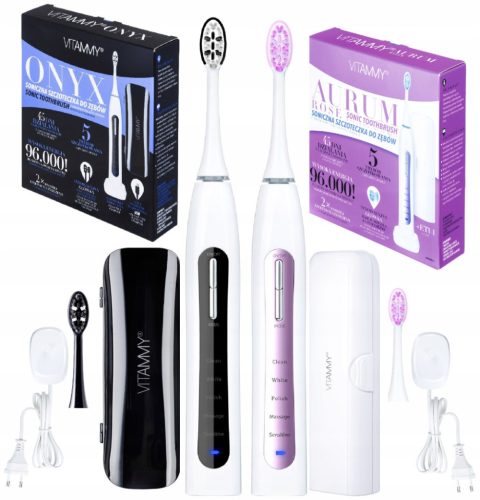  VITAMMY ONYX sonic toothbrush with unique polishing function