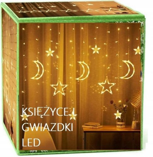  Garland light curtain with stars LED LAMPS