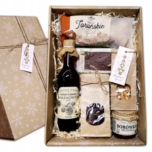  CHRISTMAS GIFT SET GINGERBREAD SYRUP CHOCOLATE CHRISTMAS GIFT BOX S1