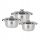  MG home VERSO pot set, stainless steel, 6-piece