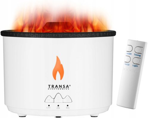  Aromatherapy diffuser White Vulcano EFFECT FLAMES LAVA