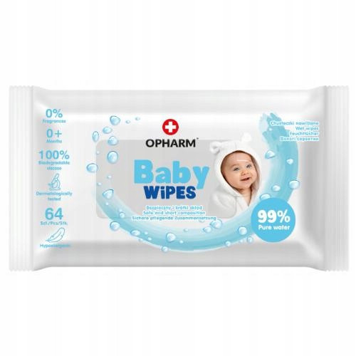  Opharm Baby Wipes wet wipes 1 x 64 pcs.