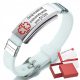  SOS BAND Epilepsy Bracelet for Epileptics, Steel