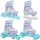 Inline skates roller skates 4in1 RAVEN Isla 30-33 LED wheels