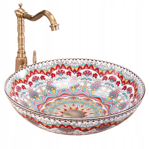 Rea Peru round countertop washbasin