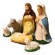  SET OF PAINTED FIGURES for the Nativity Scene, CHRISTMAS KINDERGARTEN, POLISH WORKSHOP