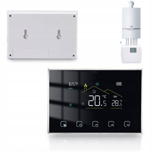  Thermostat Wi-Fi WIRELESS RF boiler heating programmable LCD TOUCH