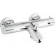  Deante Begonia wall-mounted bath and shower mixer with two handles, chrome