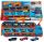  Mattel Hot Wheels City Race Track 2in1 Race Transporter + Outdoor Games with Your Child AA