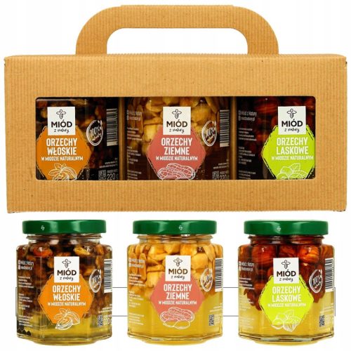  THREE NUTS IN HONEY GIFT set of 5!!