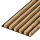 Lattes murales 20x20 mm sur feutre acoustique, largeur 246 mm, 6 lattes