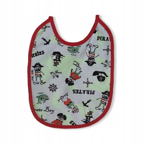  AKUKU A1661 Medium tied bib pirate red