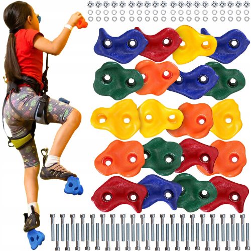 Playgrounds in the garden Handles Climbing stones Garden House Climbing set SCREWS 20 pcs