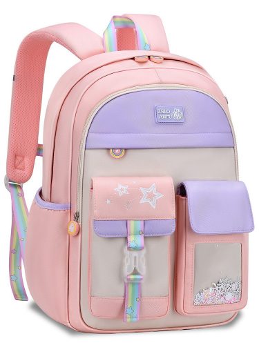  Likado school backpack with one compartment, white