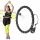  HULA HOP PLUS SIZE BLACK WITH PROJECTIONS AND WEIGHT HMS HHW11 LARGE WHEEL