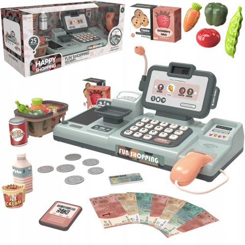 SHOP CASH REGISTER FOR CHILDREN SCANNER ACCESSORIES