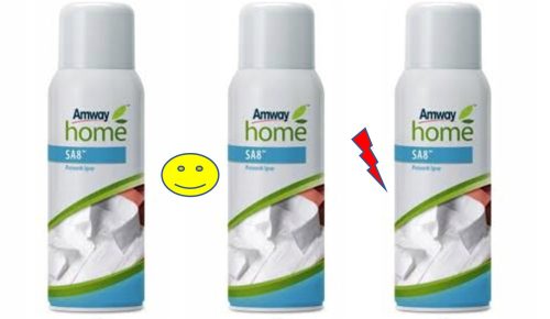 Set with 3X Amway Home SA8 stain remover spray