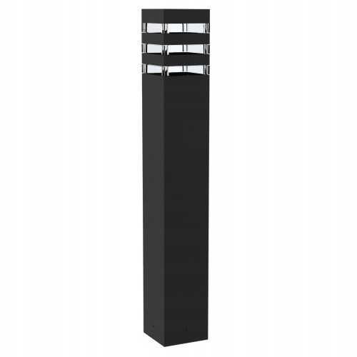 Light poles, garden Square SuperLED E27 light pole 80 cm black