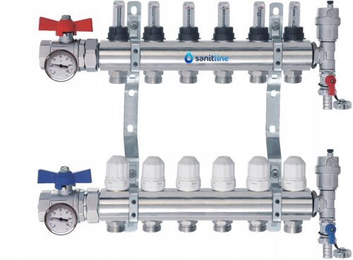  MANIFOLD 6 FOR UNDERFLOOR HEATING