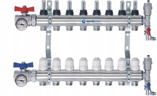  MANIFOLD 8 FOR UNDERFLOOR HEATING