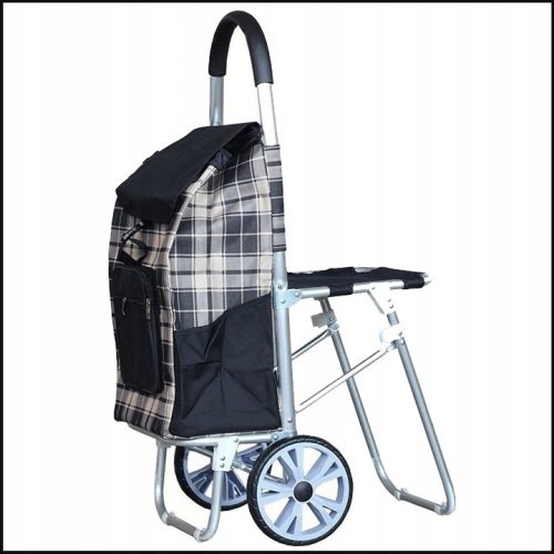 Bags and shopping bags Homedome_pl Shopping cart, multicolored polyester