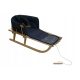  Wooden sled with backrest and mattress for children, traditional, solid PL