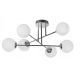 Hanging Garden Lights Lamps Ball White Hanging Lamp with 6 E27 Light Points