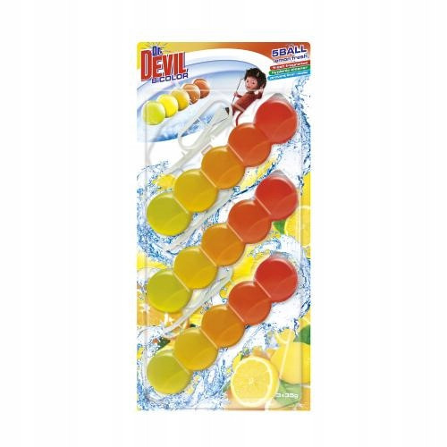  Dr.Devil WC Balls Hanger 3x35g Lemon Fresh!