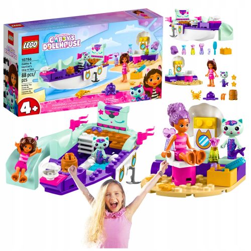  LEGO Gabi's Cat House 10786452 LEGO MERMAID SHIP AND CAT HOUSE SET