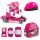  ROLLERS ROLLERS 2in1 TAILLES 26-29 SAC À DOS PROTECTION CASQUE POUR FILLE SMJ