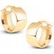  BEAUTIFUL GOLD ROUND CLASSIC HOOP EARRINGS CIRCLES 14KT 585