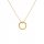  Gold-plated necklace with twisted ring ANIA KRUK