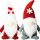  CHRISTMAS ELVES SITTING CHRISTMAS Gnomes Santa Claus XXL 2 pcs.