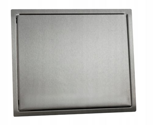 Insertion door, insertion flap, 22x26cm INOX