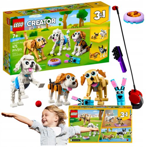  LEGO CREATOR CUTE DOGS 3IN1 DOGS DOGS BLOCKS SET FÜR KINDER 3 IN 1 7+